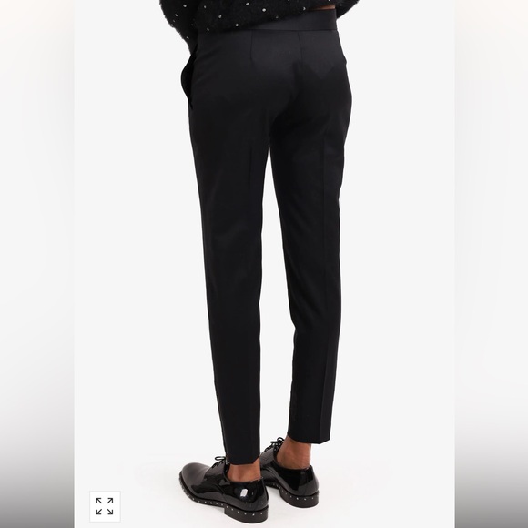 Stella McCartney Black Wool Pencil Pants XS (IT 36) - Picture 3 of 11